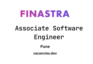 Associate Software Engineer at Finastra, Pune