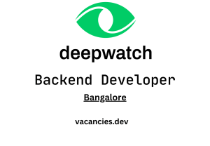 Backend Developer at deepwatch